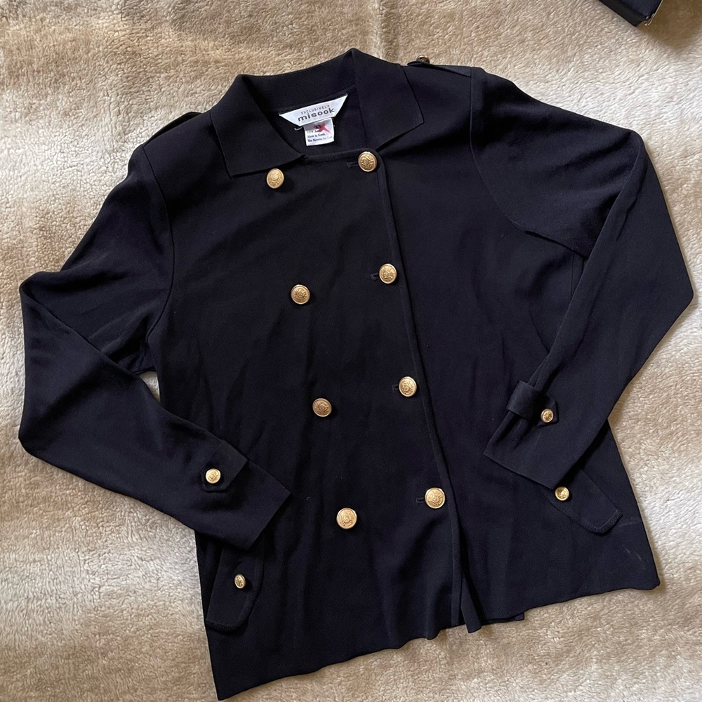 Misook Double Breasted Cardigan